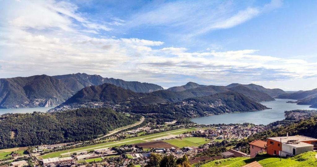 The View Cademario Lake Lugano Apartment With Private Parking & Self Check-In Екстер'єр фото
